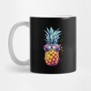 Pineapple with Sunglasses Mug